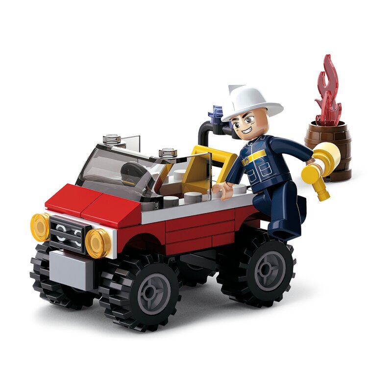 Sluban Fire Engine bouwstenen set