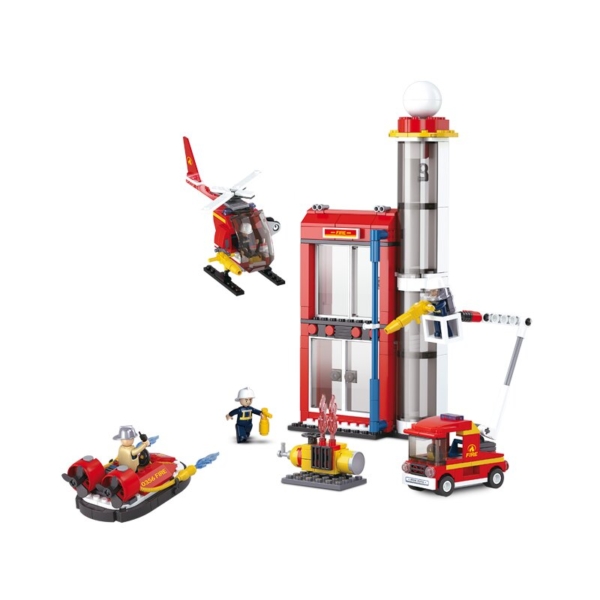 Sluban Fire Station Small bouwstenen set