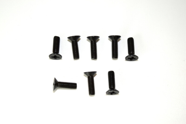 Flat phillips head screw M3x10 (8) ATC 2.4 RTR/BL (1230231)