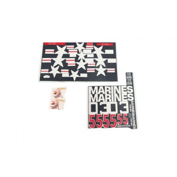 FMS - 1700Mm F7F Tigercat Silver Decal - Lp (FMSRB123-5)