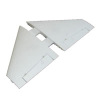 FMS - Mini F16 Main Wings (White) (FS-FB102W)
