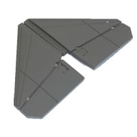 FMS - Mini F16 Elevator (Tiger) (FS-FB104T)