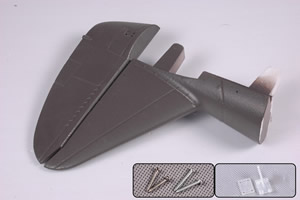 FMS - P47 Thunderbolt (1.4M) Rudder - Green (FS-FK103G)