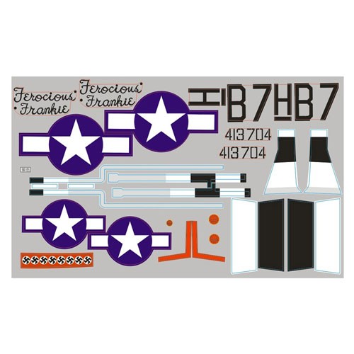 FMS - 1700Mm P51 Decals Frankie (FS-SG304)