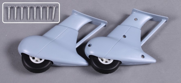 FMS - 1100Mm Hs123 Front Landing Gear Set (FS-SK111)