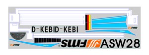 FMS - Asw28 Sticker (FS-SP114)
