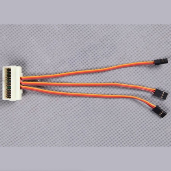 FMS - P51 V8 Multiple Connector For Wing Panels & Plug To Rx (FS-SU144)