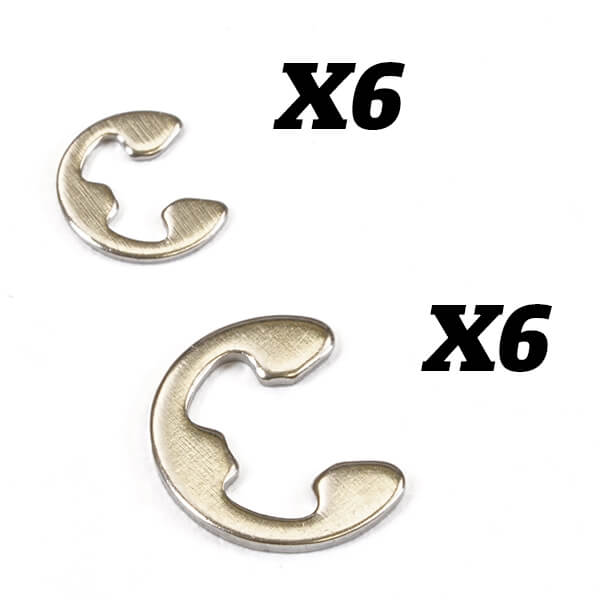 FTX - E-Clips-2,5Mm 4Mm (FTX10352)