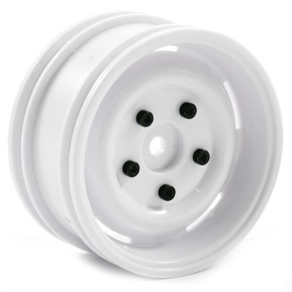 FTX - Steel Look Lug Wheel (2) - White (FTX8171W)