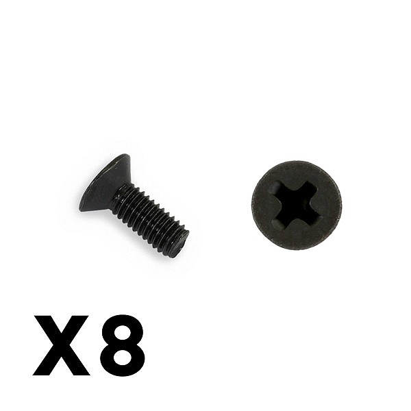 FTX - Outback Countersunk Screw M3*8 (8) (FTX8224)