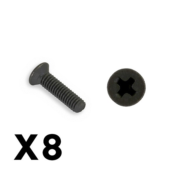 FTX - Outback Fury Column Hex Head Self Tapping 2,5X10Mm Screw (8Pc) (FTX9195)