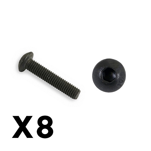 FTX - Button Head Hex Screw M3 X 15Mm (FTX9651)