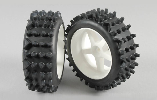 FG - Super Grip Tires M, glued on white wheels (06225/05)