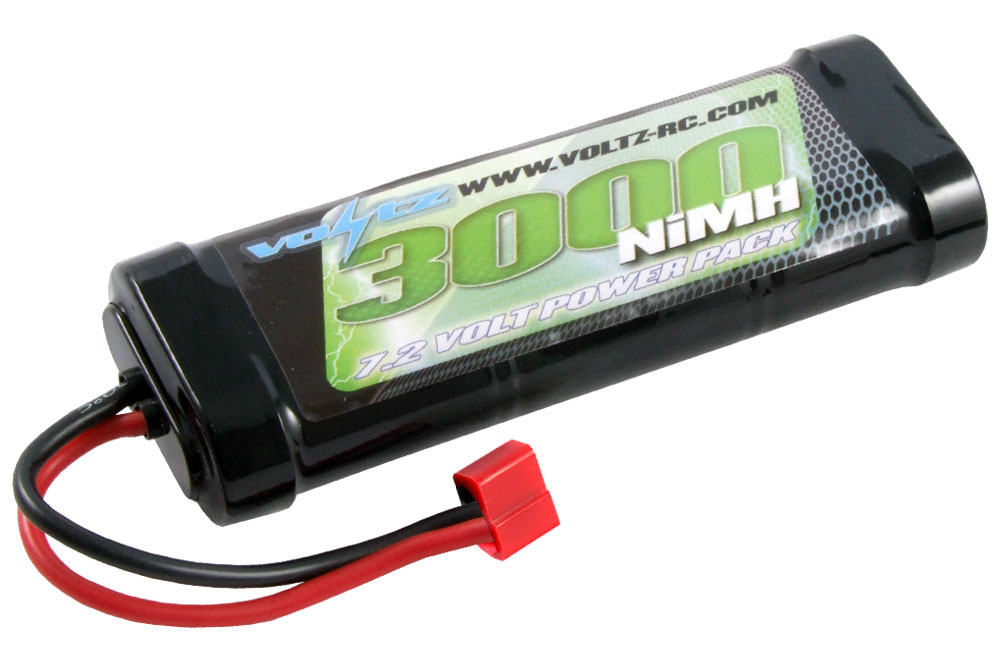 Voltz NiMH 7,2 volt 3000mah met Dean stekker