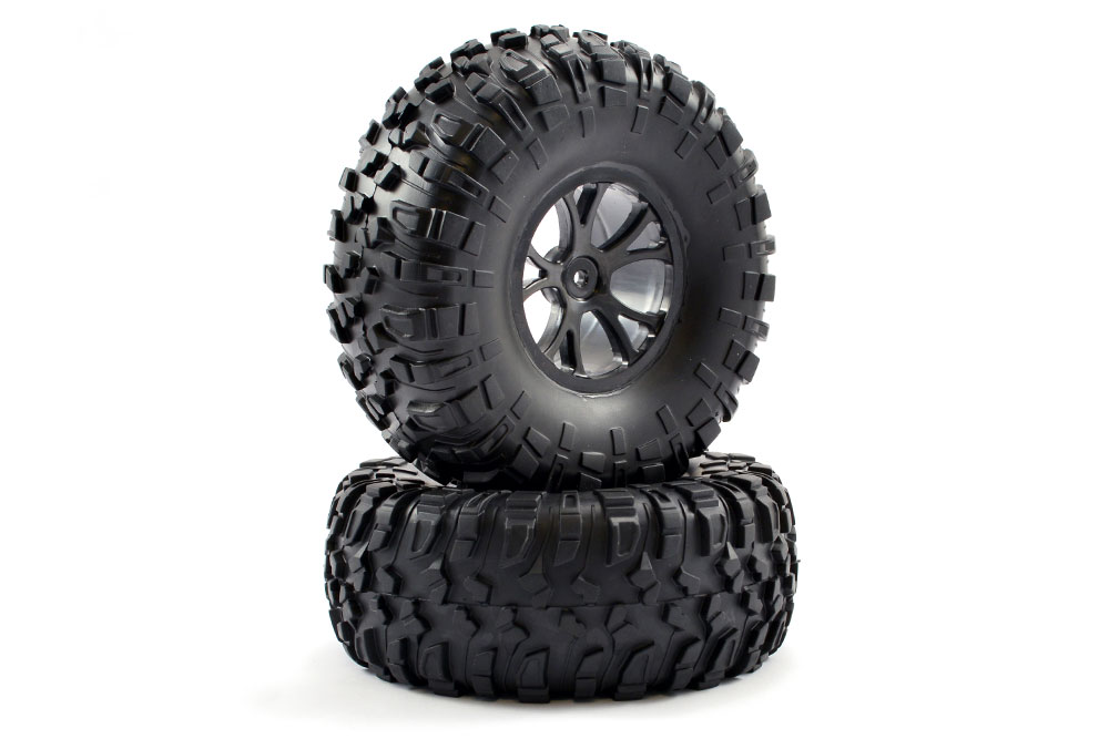 Ftx Outlaw Pre-Mounted Wheels & Tyres -Black (FTX8335B)
