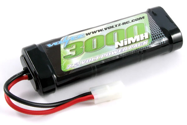 Voltz NiMH 7,2 volt 3000mah met Tamiya stekker