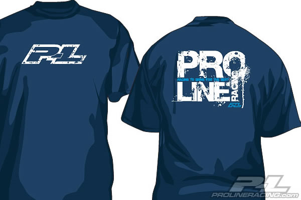 Proline Stamped T-Shirt - Blauw - L