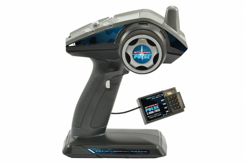 Etronix Pulse EX3G Pro 2.4GHz 3-kanaals zender inclusief ontvanger