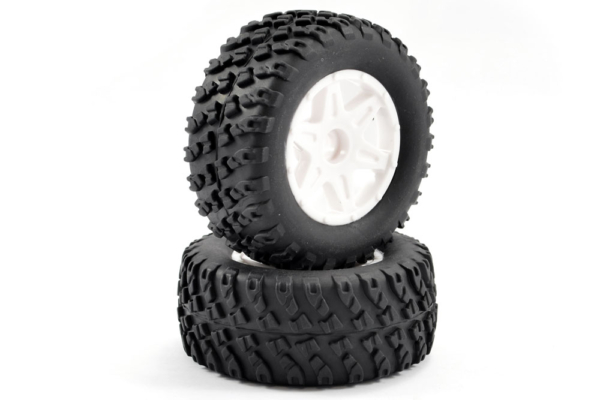 FTX - Comet Desert Buggy Front Mounted Tyre & Wheel White (FTX9066W)