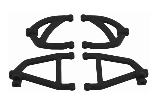 RPM suspension arms, achter, voor oa. Traxxas Slash 1/16 - Zwart