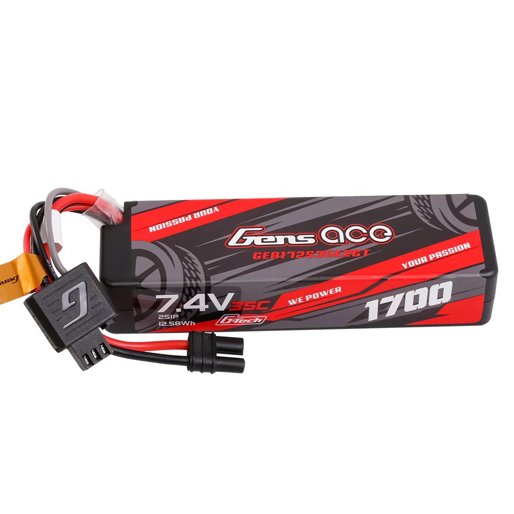 Gensace G-Tech 7.4V 1700mAh 2S 35C LiPo accu met iEC2 stekker