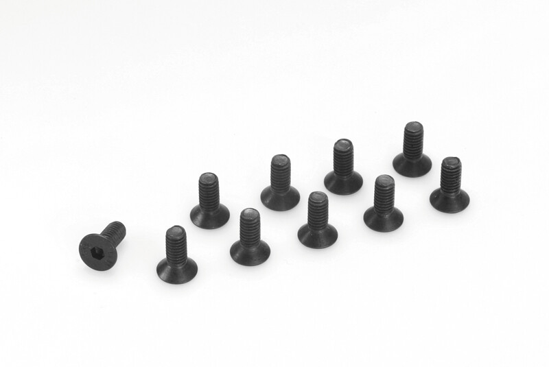 Verzonken schroef met binnenzeskant, M4X10, Staal (10st)