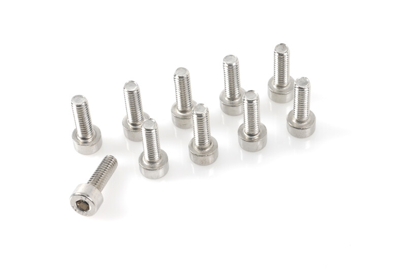 Cilinderschroef met binnenzeskant, M3X12, Inox (10st)