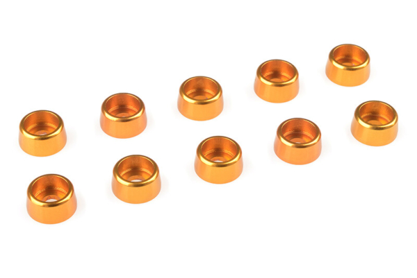 Aluminium Washer voor M3 Socket Head Screws (BD: 8mm) - Goud- 10st