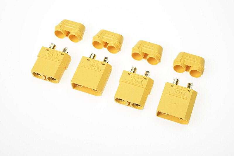 XT90H goudstekker met cap, man + vrouw (2 paar)