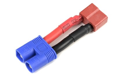Conversie kabel Deans Man > ECX man met silicone kabel 12AWG