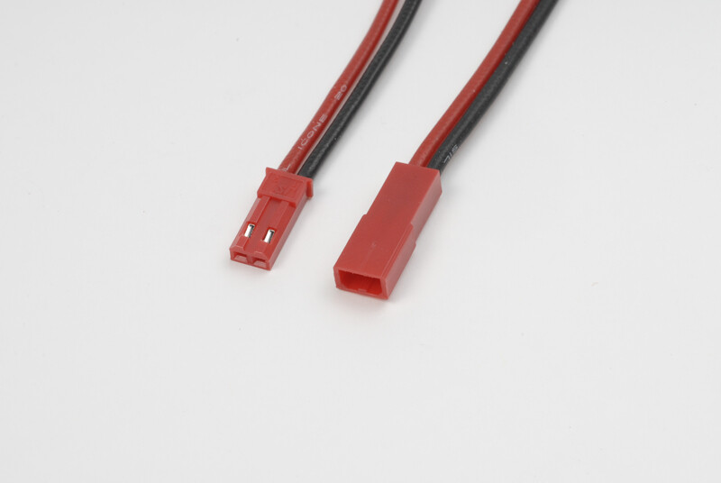 Verlengkabel BEC, silicone kabel 20AWG - 12cm