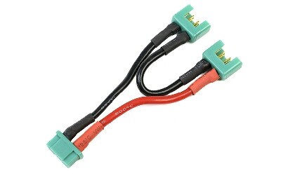 Y-kabel serieel MPX, silicone kabel 14awg 12cm (1st)