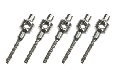 Schroefhuls met draad M2 draad max. 2.1mm (5st)