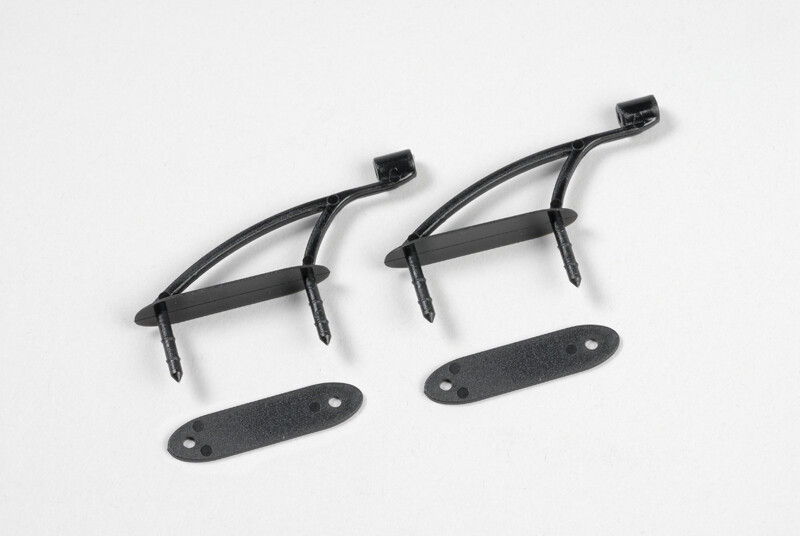 Roerhoorn indoor voor 2mm carbon staven (2st)