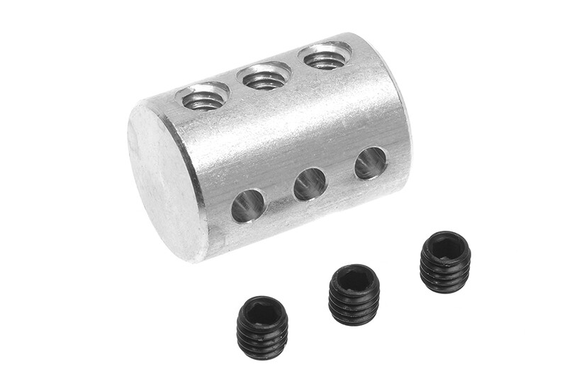 Aluminium adapter voor 3 stangen 2mm (1st)