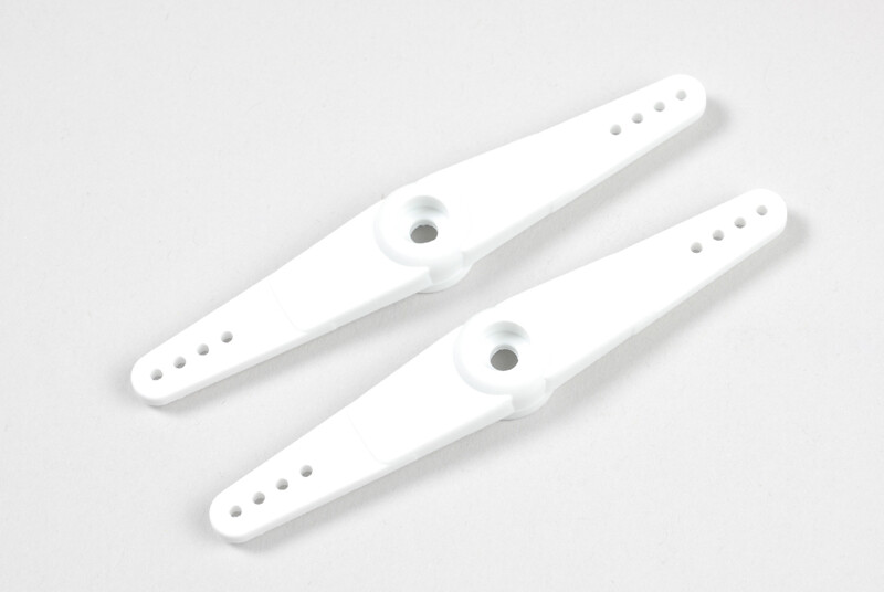 Kunstof servo hevel dubbel, 70mm, JR (2st)