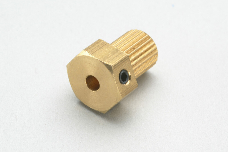 Kruiskoppeling adapter voor 3mm as