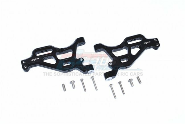 GPM Aluminium Front Lower Arms 4pcs, Arrma Limitless, Black