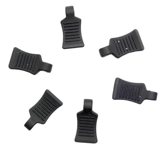 Absima - Rubber body clips holder black (2440057)