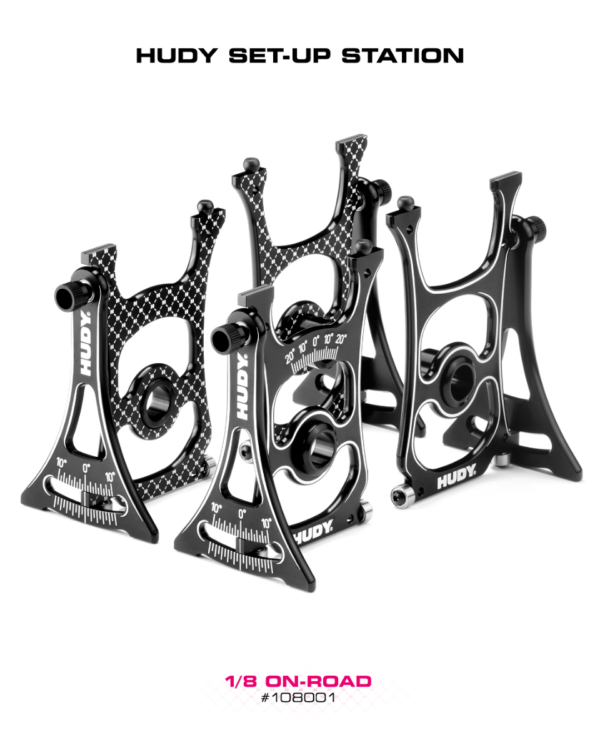 Hudy Universal Exclusive Set-Up System For 1:8 On-Road Cars