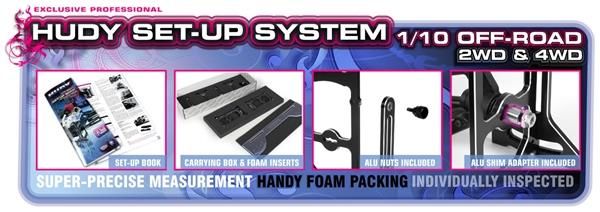 Hudy Universal Exclusive Set-Up System For 1/10