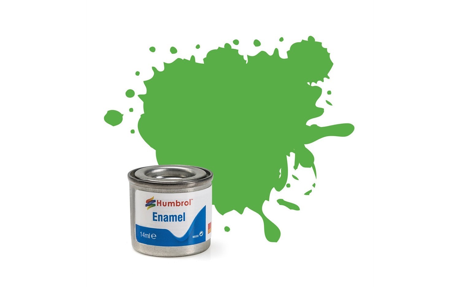 Humbrol Enamel NR.37 Bright Green Matt - 14ml