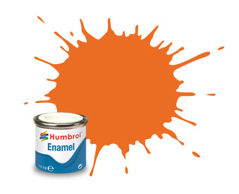 Humbrol Enamel NR.18 Orange Gloss - 14ml