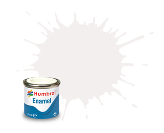 Humbrol Enamel NR.130 White Satin - 14ml