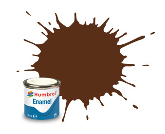 Humbrol Enamel NR.160 German Cam Red Brown Matt - 14ml