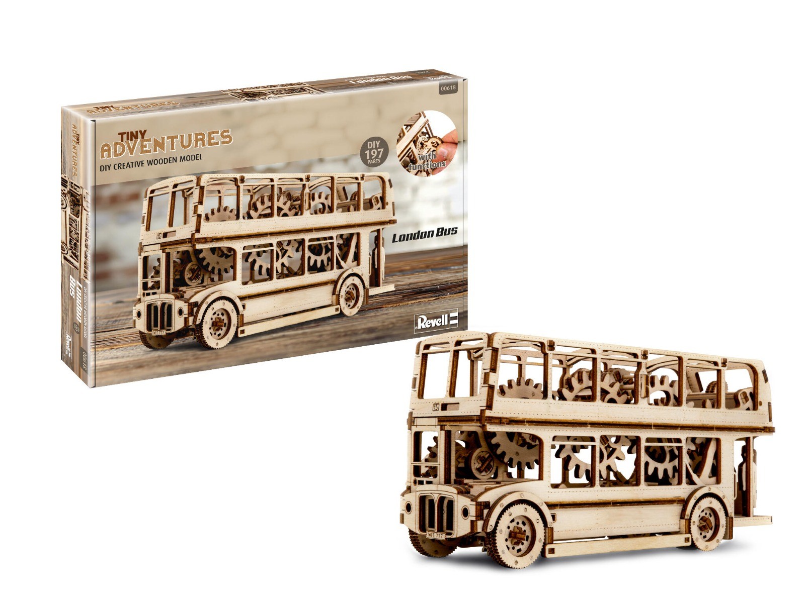 Revell Tiny Adventures - London Bus (houten bouwset)