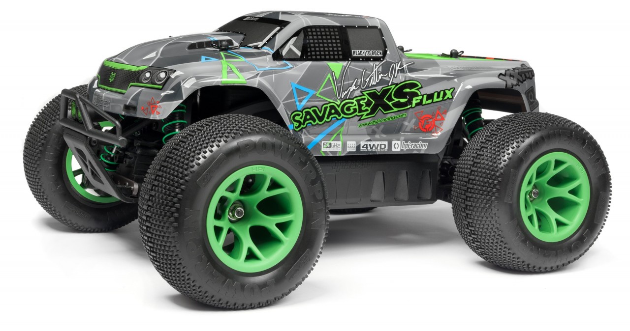 HPI Savage XS Flux brushless monster truck RTR - Vaughn Gittin Jr (REC)