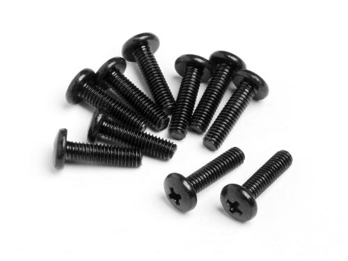 Binder head screw m2.6x10mm (10pcs)