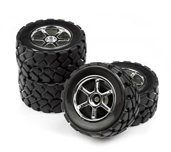 Mounted VT tire/wheel set (4pcs)