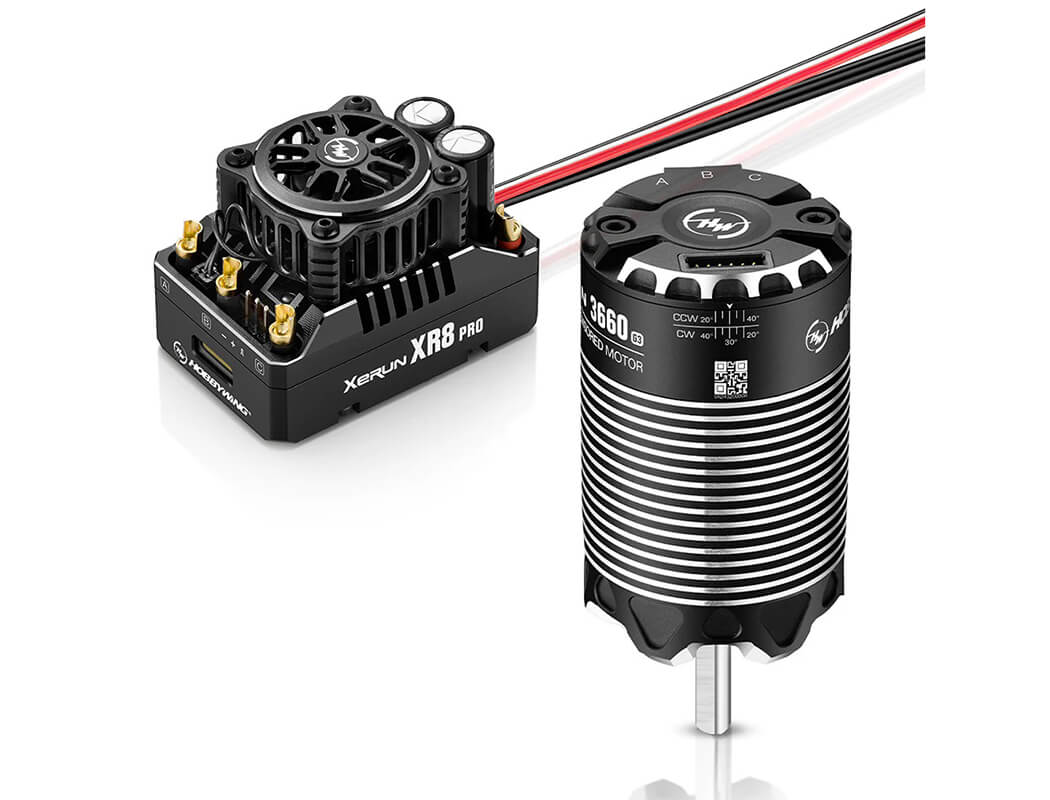 Hobbywing SCT Combo XR8 Pro G3 regelaar + 3660SD 4200KV Motor